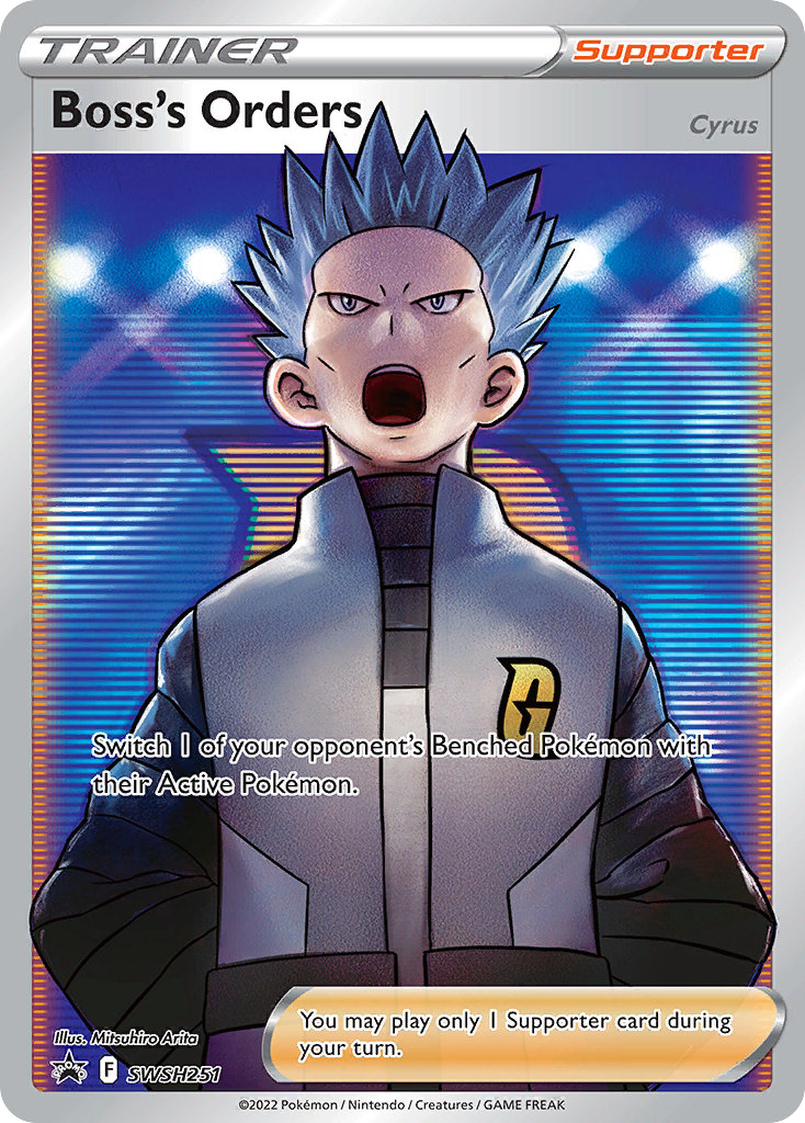 Boss's Orders SWSH251/307 - SWSH Black Star Promos Holofoil - Single Cards