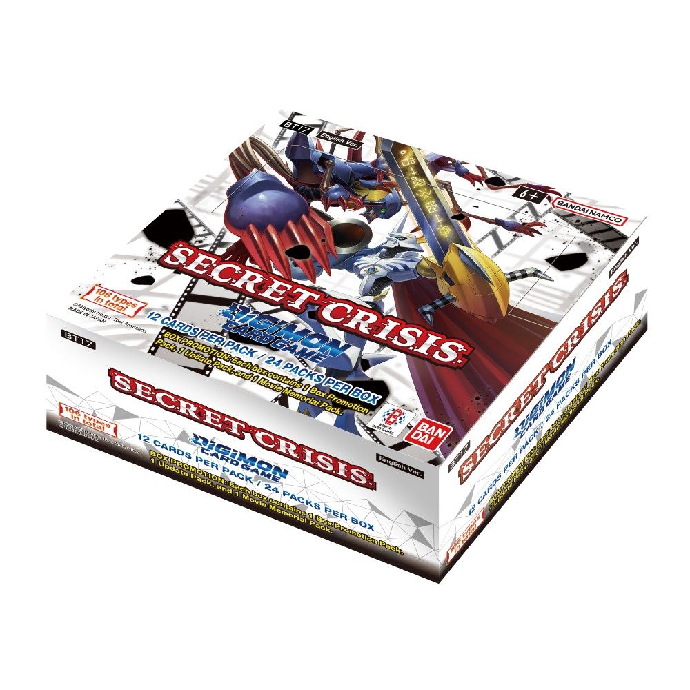 Digimon Card Game Secret Crisis Booster Box BT17 - Trading Card Games