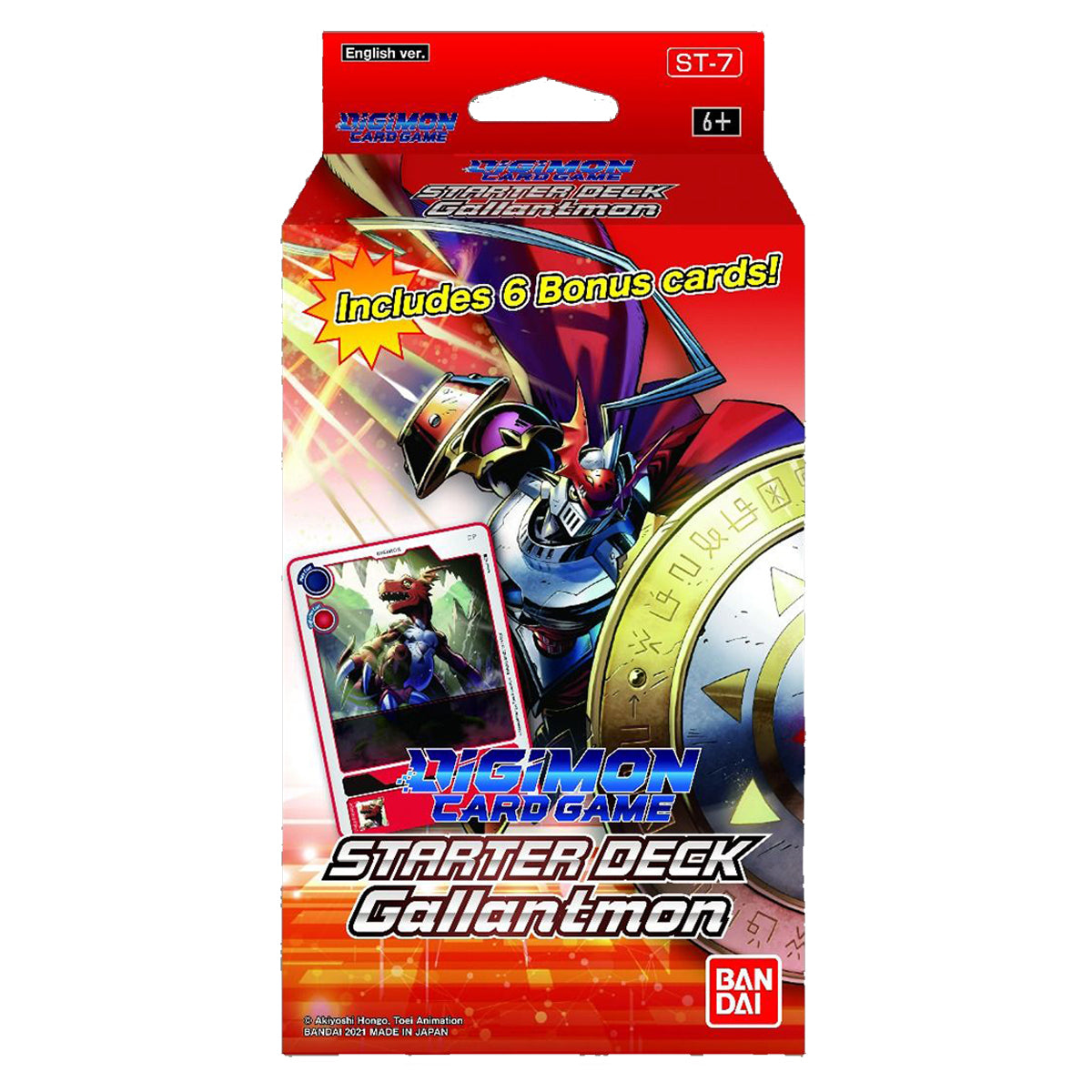 Series 06 Starter Deck 07 Gallantmon Digimon Card Game - Trading Card Games