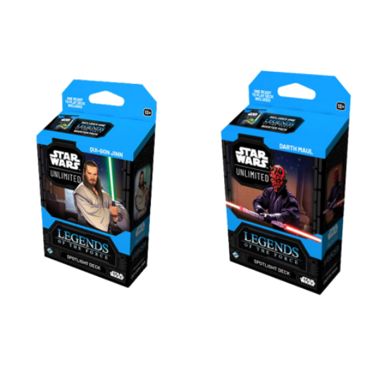 Star Wars Unlimited Legends of the Force Spotlight Deck (Pair) - Trading Card Games