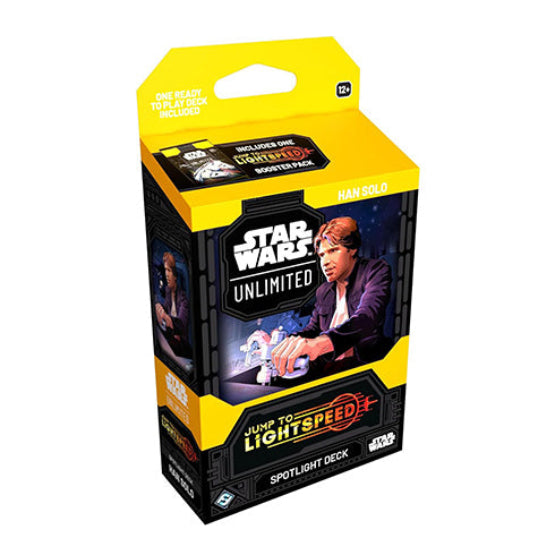 Star Wars Unlimited Jump to Lightspeed Han Solo Spotlight Deck - Trading Card Games