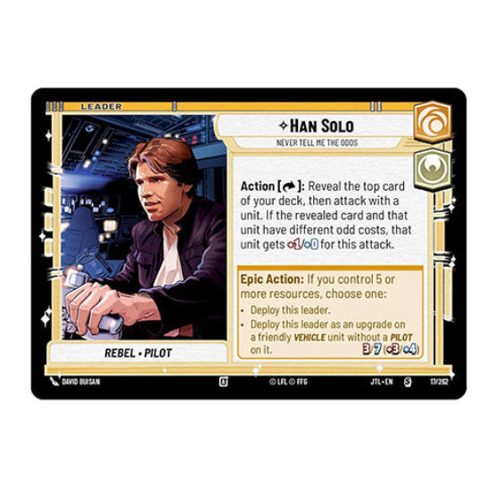 Star Wars Unlimited Jump to Lightspeed Han Solo Spotlight Deck - Trading Card Games - 5