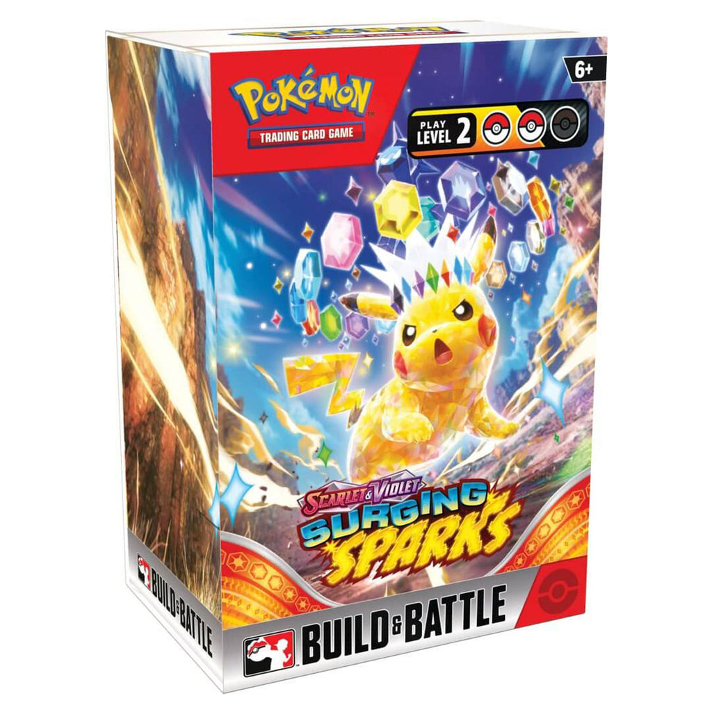 POKEMON TCG Scarlet & Violet Surging Sparks Build & Battle Box - Trading Card Games