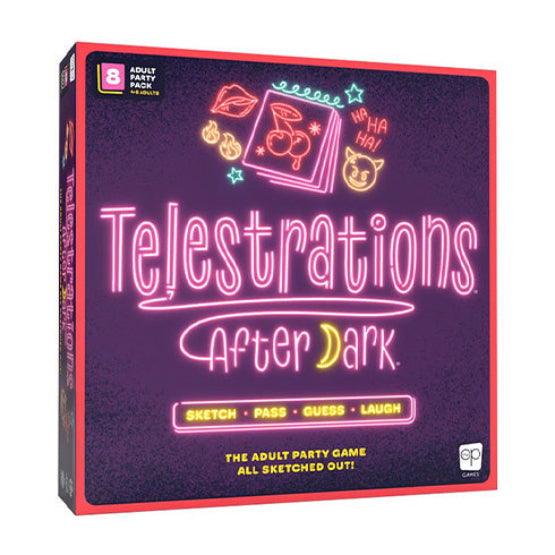 Telestrations After Dark (Age 17+) 8 Player New Edition - Board Games