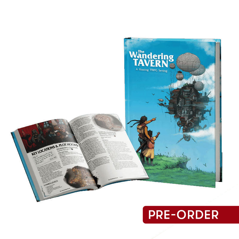 The Wandering Tavern RPG Studio Ghibli Inspired Setting Book - Role Playing Games