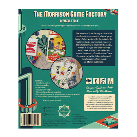 The Morrison Game Factory - Board Games - 2