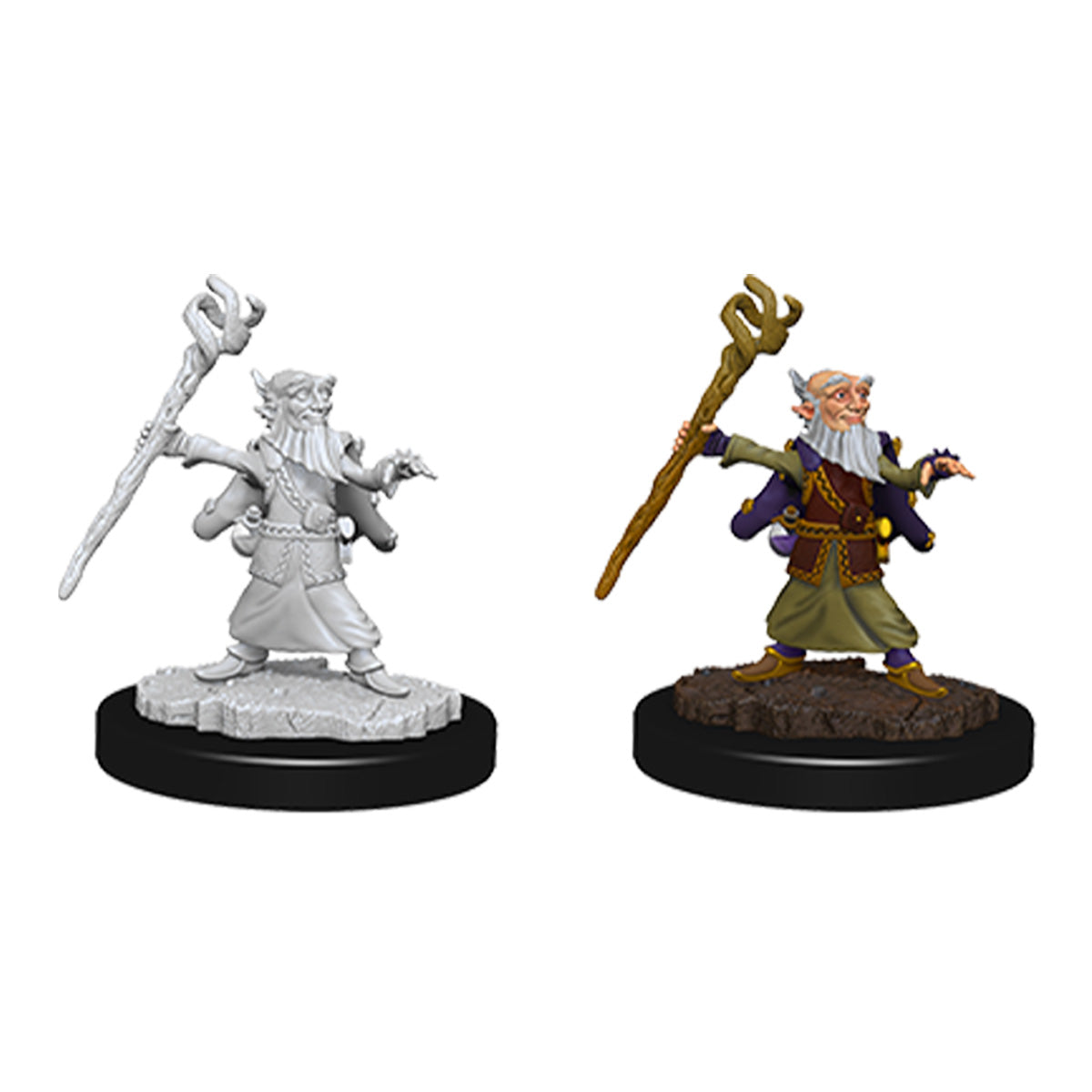 D&D Nolzurs Marvelous Unpainted Miniatures Male Gnome Wizard - Miniatures - 2