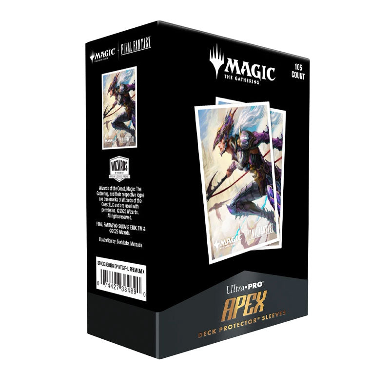 ULTRA PRO Magic MTG Final Fantasy 105ct APEX Deck Protector Sleeves Premium X - Sleeves