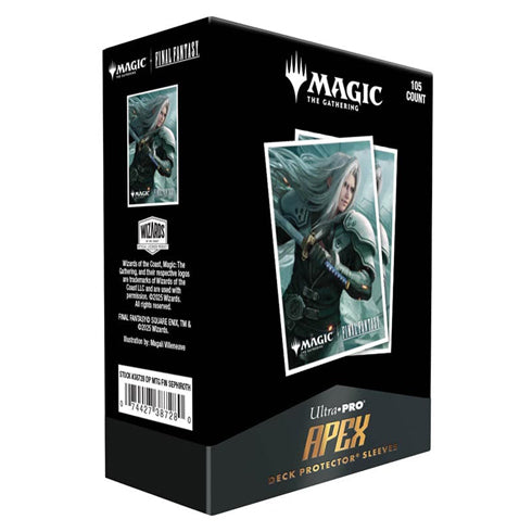 ULTRA PRO Magic MTG Final Fantasy 105ct Apex Deck Protector sleeves Sephiroth - Sleeves