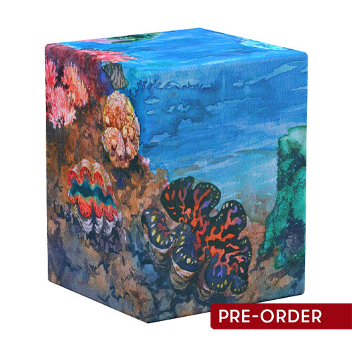 Ultimate Guard Boulder 100+ Earth Day 2026 Coral Places Seablue Hush Deck Box - Deck Boxes
