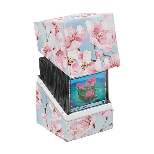 Ultimate Guard Boulder 100+ Earth Day 2026 Floral Places Cherry Blossom Deck Box - Deck Boxes - 4