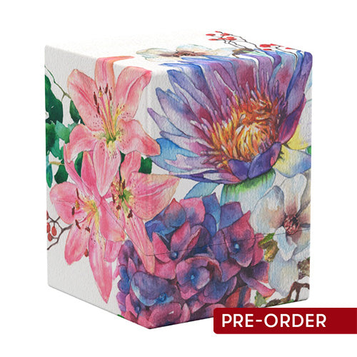 Ultimate Guard Boulder 100+ Earth Day 2026 Floral Places Lotus Bloom Deck Box - Deck Boxes