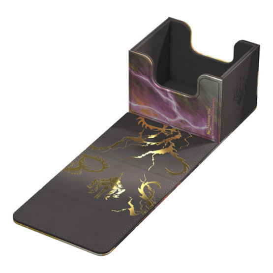 Ultimate Guard Sidewinder 100+ XenoSkin Deck Box - Magic MTG Tarkir Dragonstorm - Ghostfire Stormscale Scion - Deck Boxes - 4