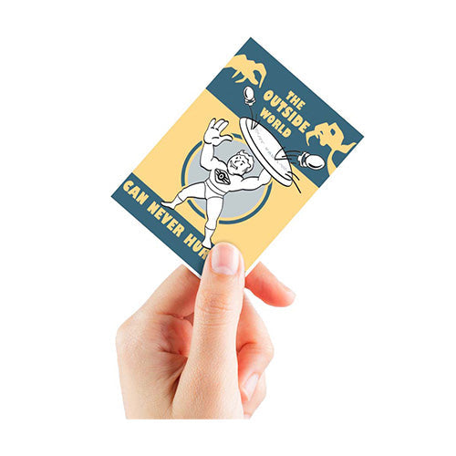 Ultra Pro Fallout Vault Boy The Outside World 105ct Apex Deck Protector Sleeves - Sleeves - 5