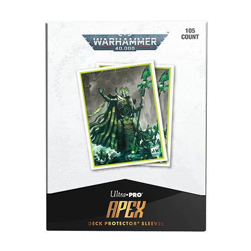 Ultra Pro Necron Codex Aligned 105ct Apex Deck Protector Sleeves for Warhammer 40k - Sleeves - 2