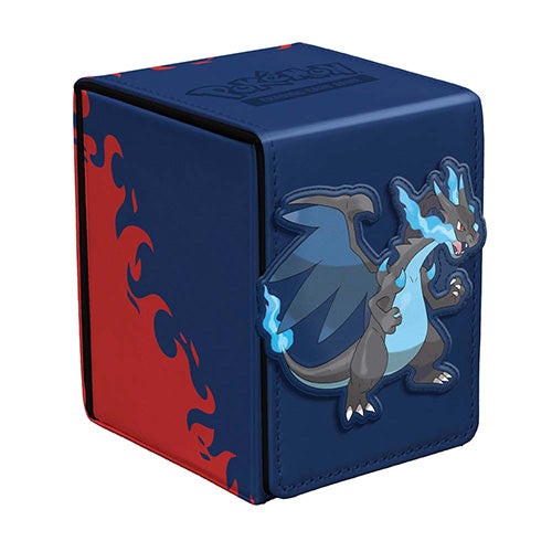 Ultra Pro Pokemon Mega Charizard X Alcove Flip Deck Box - Deck Boxes - 2