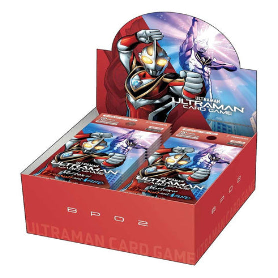 Ultraman Card Game BP02 Vortex of Crimson and Azure Booster Box - Trading Card Games