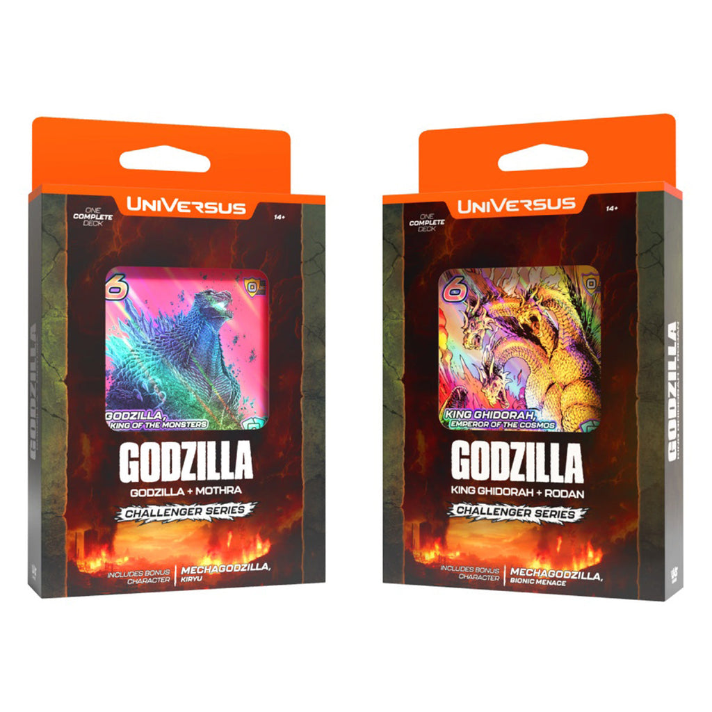 Universus Challenger Series Decks: Godzilla (Pair) - Trading Card Games