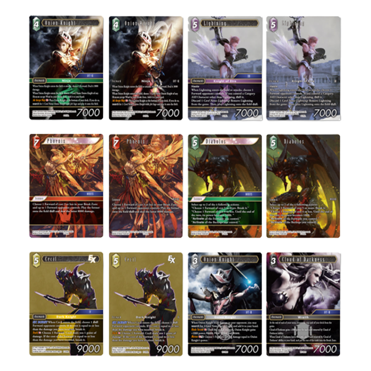 Versus Decks Wraith Vs Knight Final Fantasy - Trading Card Games - 3