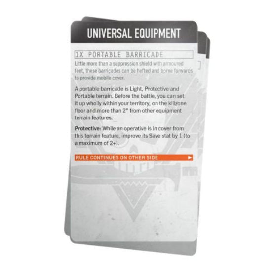 Warhammer 40K Kill Team Inquisitorial Agents Datacards - Board Games - 2