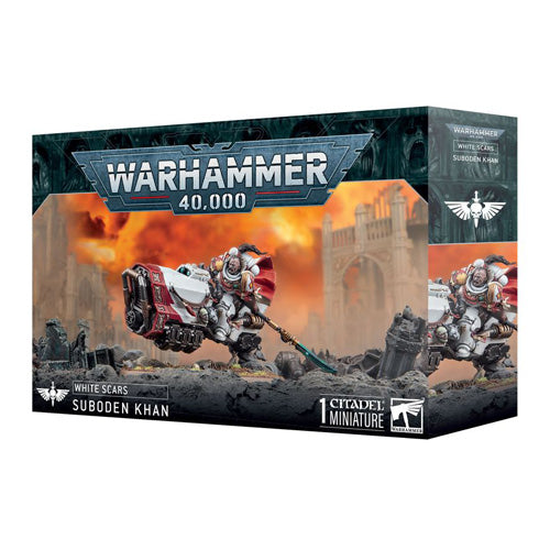 Warhammer 40K White Scars Suboden Khan - Board Games