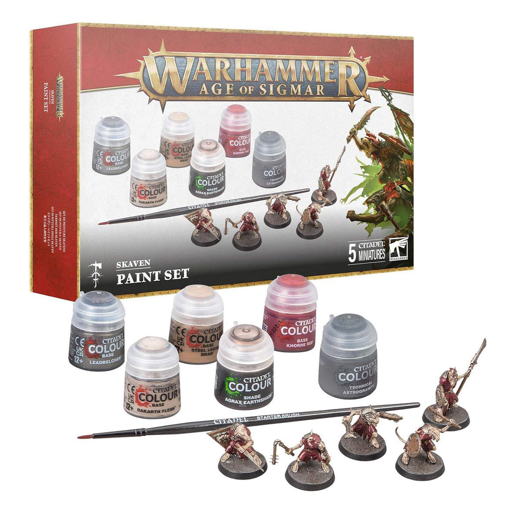 Warhammer Age of Sigmar Skaven Paint Set - Board Games - 2