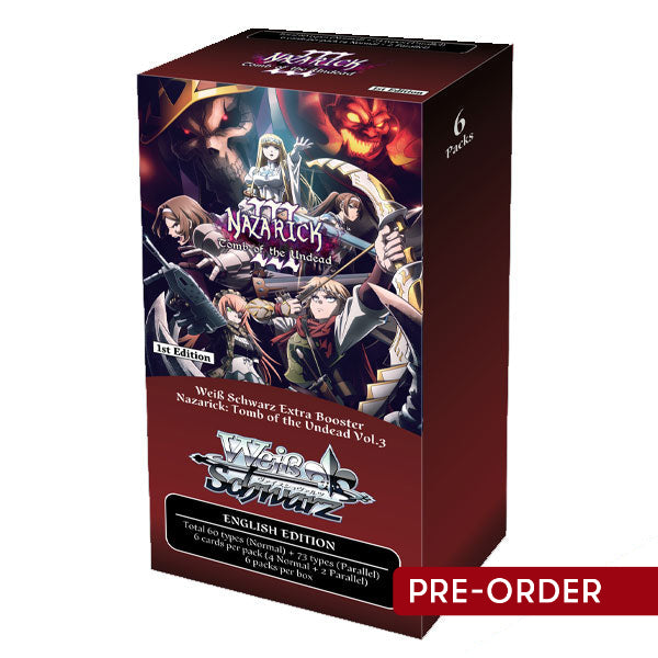 Weiss Schwarz Nazarick Tomb of the Undead Vol.3 Extra Booster Box - Trading Card Games - 3