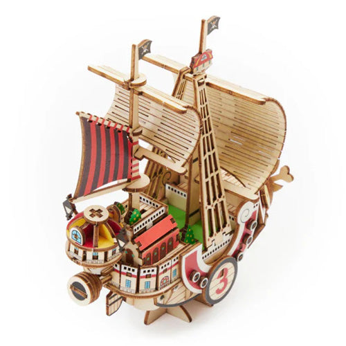 Wooden Art ki-gu-mi One Piece Thousand Sunny 3D Puzzle - Puzzles - 4
