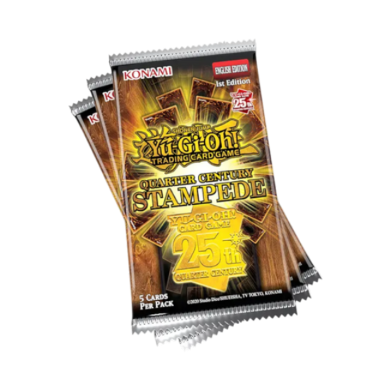YuGiOh! Quarter Century Stampede 3-Booster Tuckbox - Trading Card Games