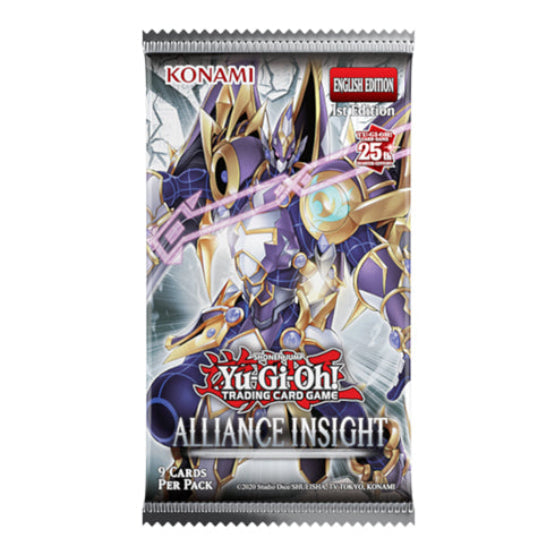 YuGiOh! Alliance Insight Single Booster Pack - Trading Card Games