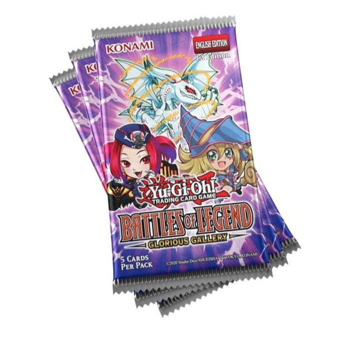 YuGiOh! Battles of Legend Glorious Gallery 3-Booster Tuckbox - Trading Card Games - 2
