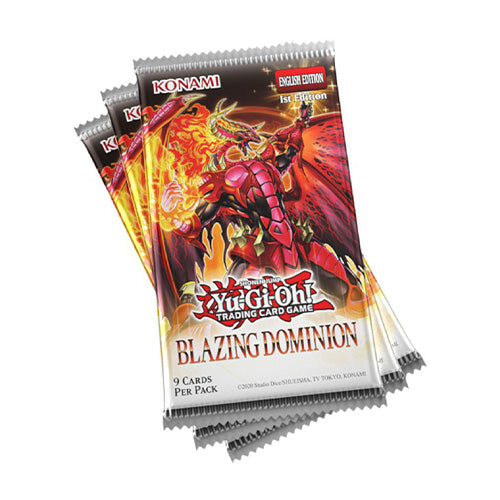 YuGiOh! Blazing Dominion Single Booster Pack - Trading Card Games - 2