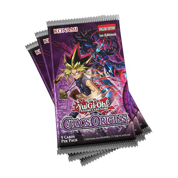 YuGiOh! Chaos Origins 3-Booster Tuckbox - Trading Card Games - 3