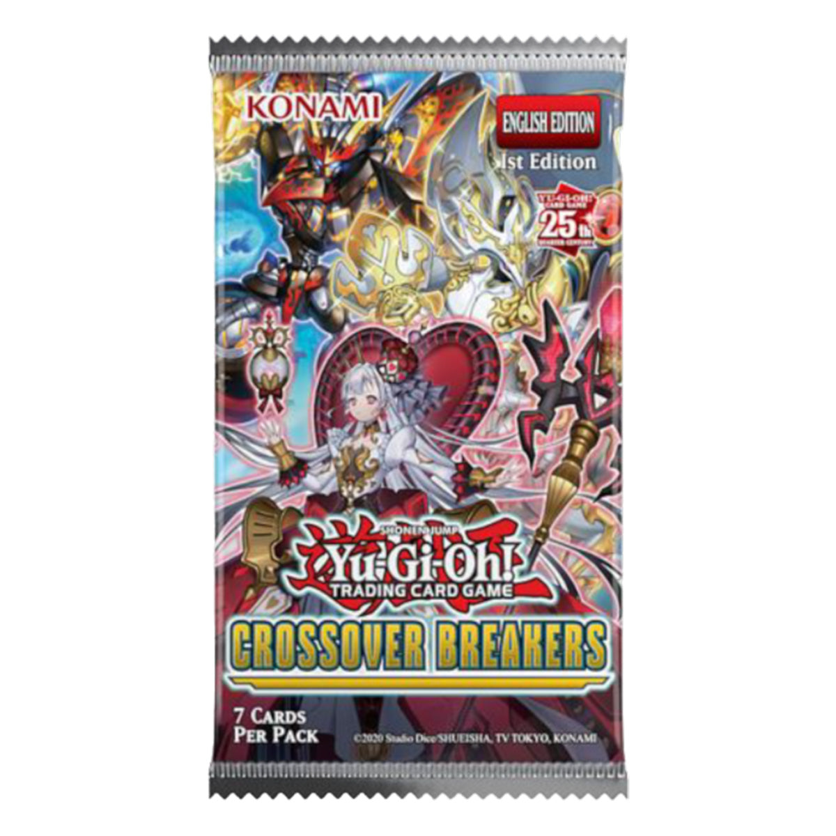 YuGiOh! Crossover Breakers Single Booster Pack - Trading Card Games