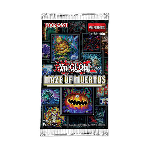 YuGiOh! Maze of Muertos Single Booster Pack - Trading Card Games - 3