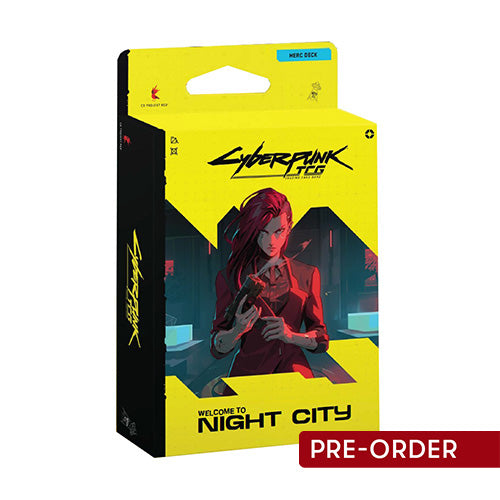 Cyberpunk TCG Welcome to Night City The Heist Starter Deck - Trading Card Games