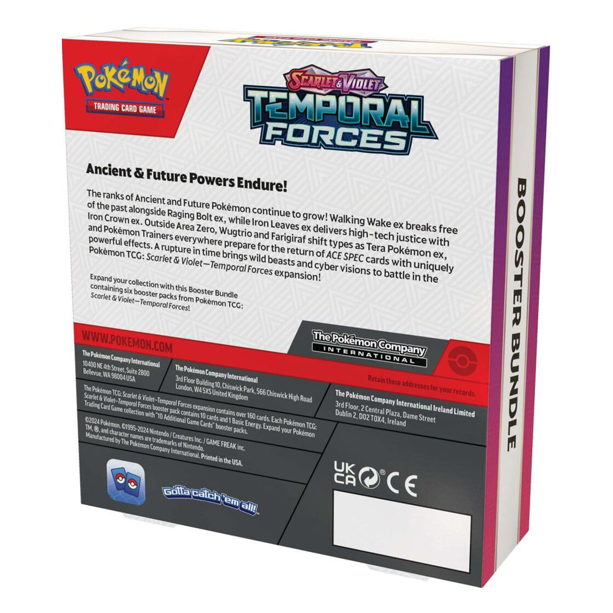 Scarlet & Violet Temporal Forces Booster Bundle POKEMON TCG - Trading Card Games - 2