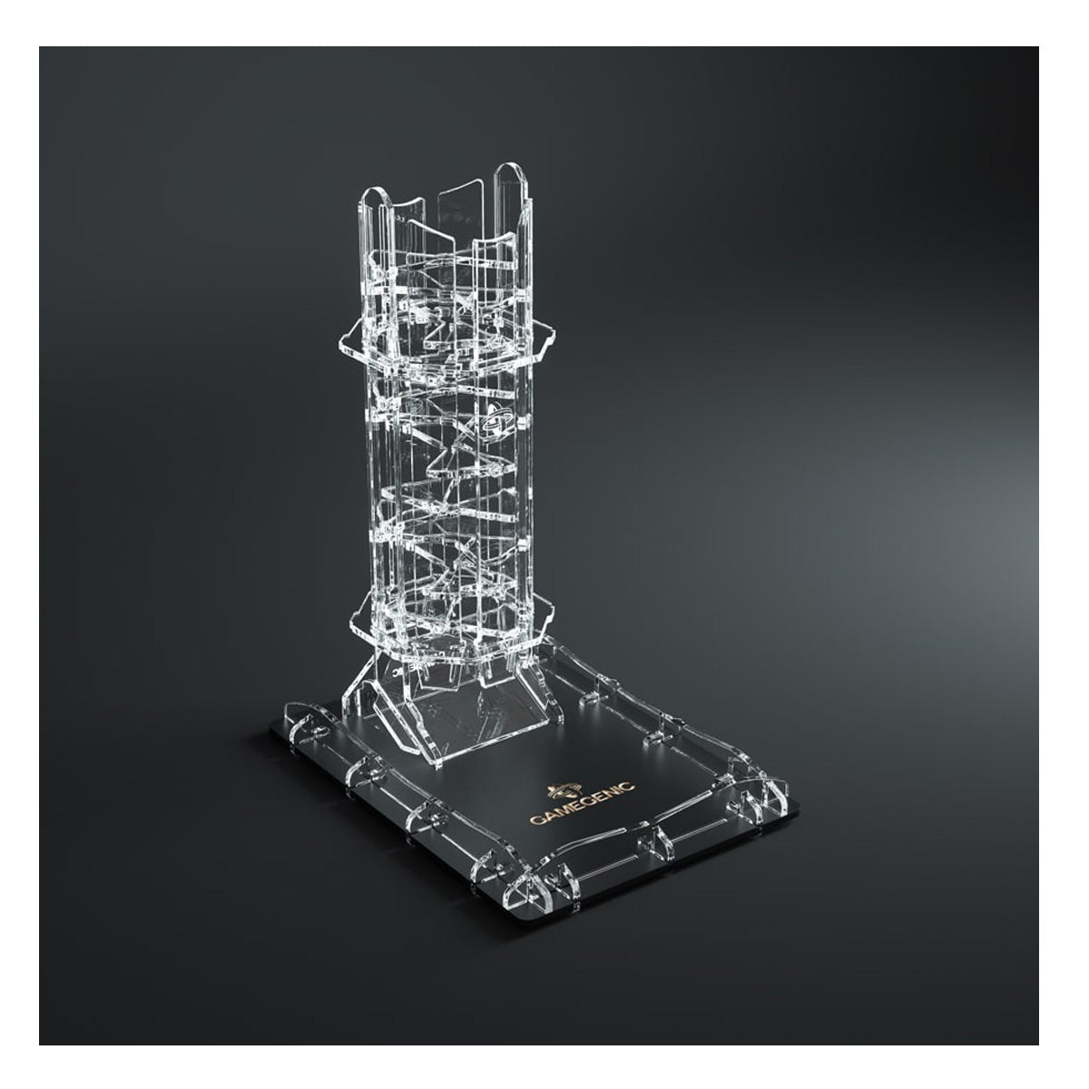 Gamegenic Crystal Twister Premium Dice Tower - Dice & Accessories