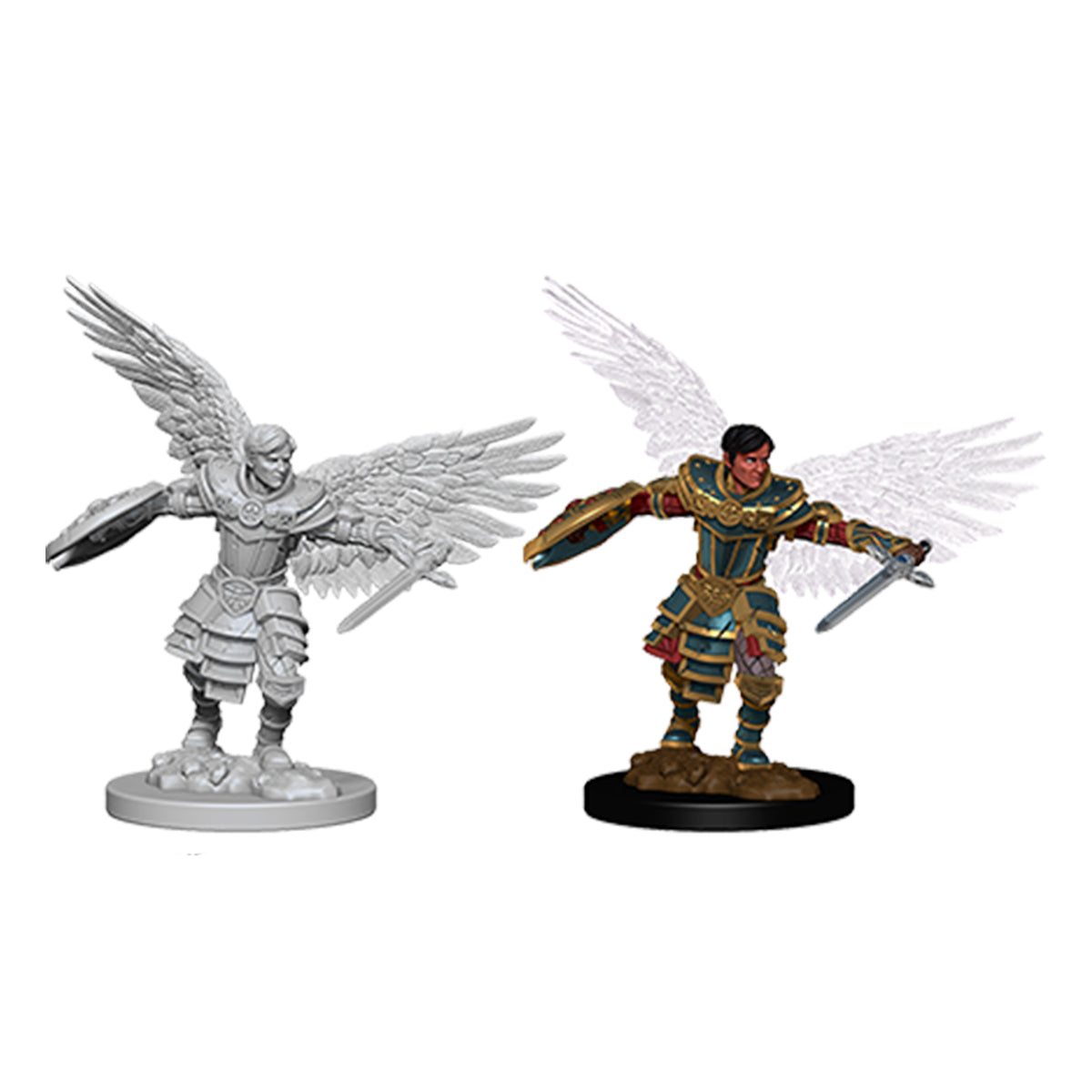 D&D Nolzurs Marvelous Unpainted Miniatures Male Aasimar Fighter - Miniatures - 3
