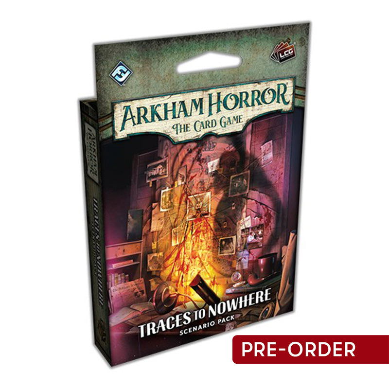 Arkham Horror LCG Traces to Nowhere Scenario Pack - Board Games