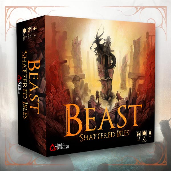 Kickstarter Beast, Shattered Isles & The Great Hunt Deluxe (with Sundrop Miniatures) - Board Games - 2