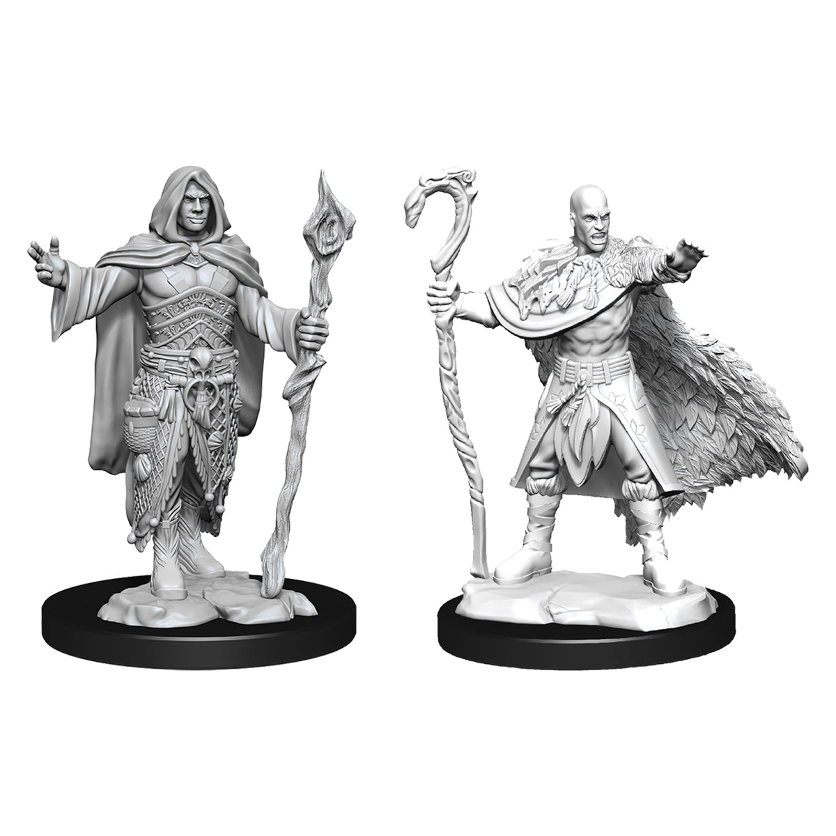 D&D Nolzurs Marvelous Unpainted Miniatures Human Druid Male - Miniatures - 3
