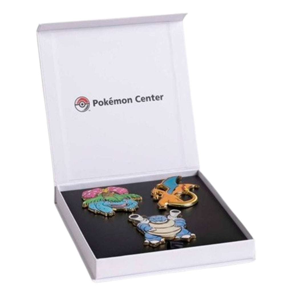 Pokemon Deluxe Pins: Venusaur, Charizard & Blastoise Pin Box Set (3-Pack) - Statues & Figures - 2