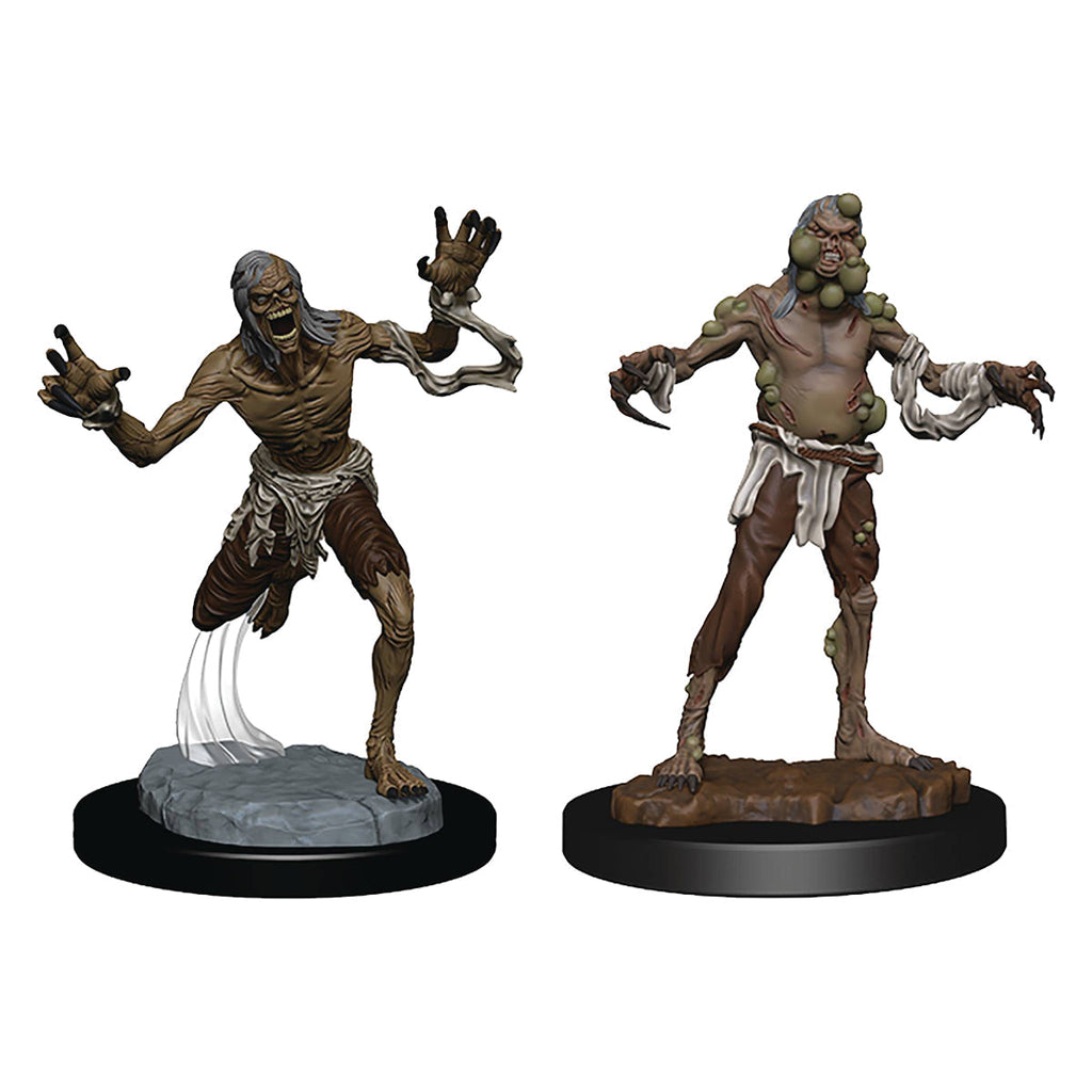 Critical Role Unpainted Miniatures Husk Zombies 2ct - Miniatures - 2