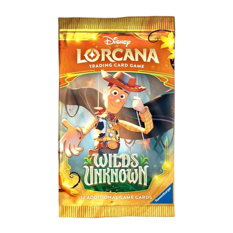 Disney Lorcana TCG Series 12 Wilds Unknown Single Booster Pack - Trading Card Games