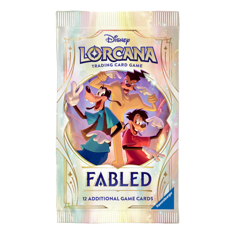 Disney Lorcana TCG Series 9 Fabled Single Booster Pack - Trading Card Games - 2