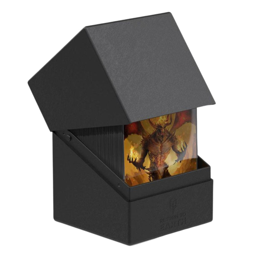 Ultimate Guard Return to Earth Boulder 100+ Deck Box Black - Deck Boxes - 4