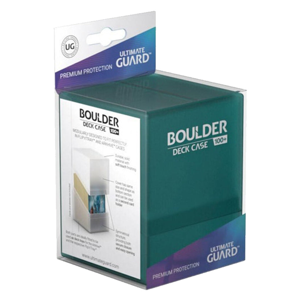 Ultimate Guard Boulder Deck Case 100+ Standard Size Malachite Deck Box - Deck Boxes