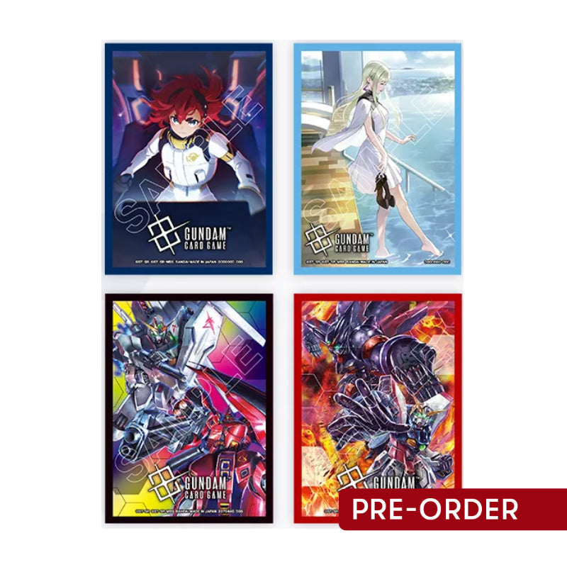 Gundam Card Game Official Sleeves Set 2 (Set of 4) - Sleeves