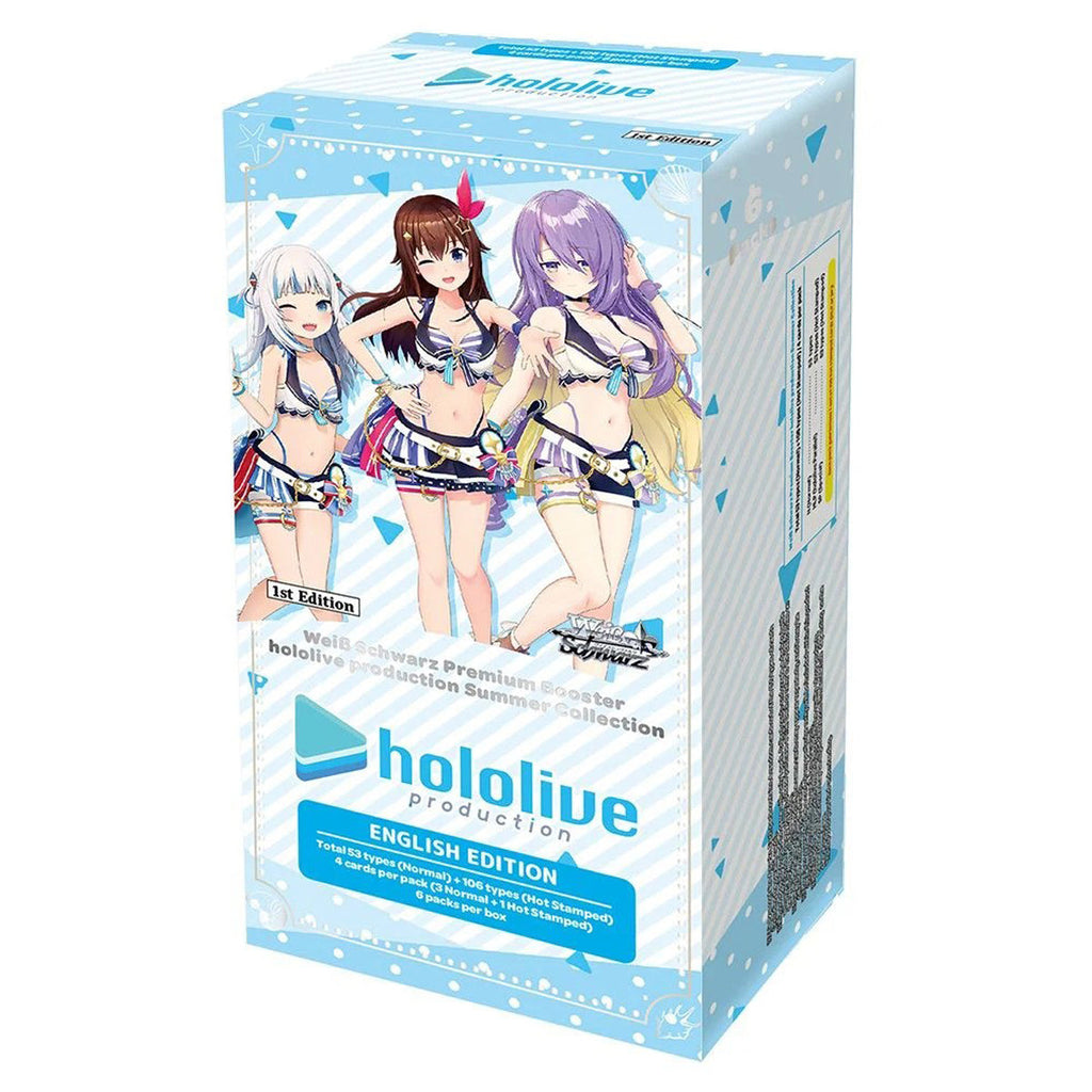 Weiss Schwarz hololive production Summer Collection Premium Booster Box - Trading Card Games